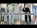 Types of Jeans with Names for girls and Women's//Jeans Types//Jeans Names