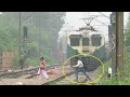 Don't Blame Railway for Accident | Crazy Man just Missed Hit by Train.