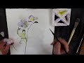 Paint Sweet Peas  in Watercolour with Jude Scott