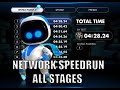 Astro's Playroom Network Speedrun All Stages (OLD WORLD RECORD)