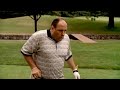The Sopranos - Tony Soprano plays golf with his friends