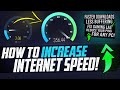 🔧 How to SPEED UP your Internet! Boost Download Speeds, Lower Ping, Fix Lag on Wired and WiFi EASY