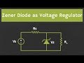 What is Zener Diode ? Zener Diode as a Voltage Regulator Explained (with solved Examples)