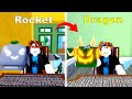 Trading From Rocket to Dragon in One Video! (Blox Fruits)
