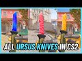 ★ URSUS KNIFE All Skins | CS2 In-Game [4K]