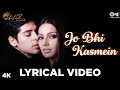 jo bhi kasmein/raaz movie songs/jo bhi kasme khai thi humne status/  Udit Narayan Video song