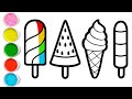 Easy Ice Cream Drawing Tutorial for Kids | Step-by-Step Guide