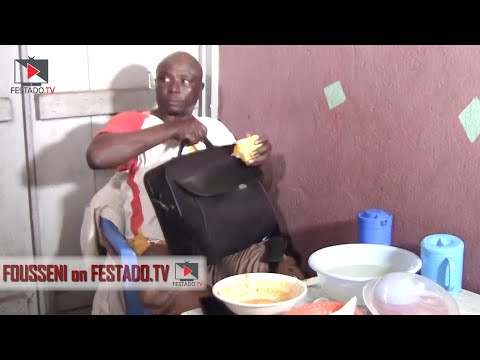 🤓FESTADO.TV GHANA EWE Bedzo & Fousseni Fousseni steal chop soap Fousseni vole le savon du bar