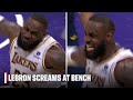LeBron James screams at Lakers bench after not challenging out of bounds call | NBA on ESPN