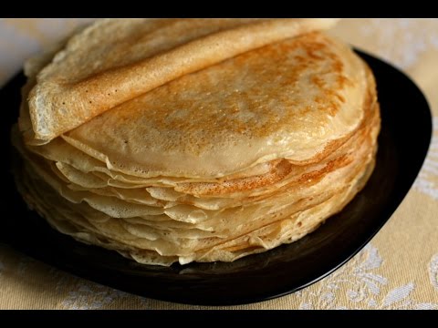 Тонкие блины на молоке домашние рецепты