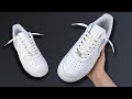 How To Lace Nike Air Force 1s Loosely (BEST WAY)