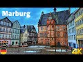 Marburg, Germany in Snow 4K - A unique fairytale medieval town in Germany
