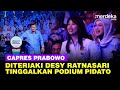 Detik-Detik Prabowo Diteriaki Desy Ratnasari Sampai Tinggalkan Podium Pidato