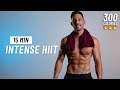 15 Min Intense HIIT Workout - ALL STANDING - No Squats or Lunges