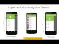 How to implement Navigation Drawer in android || full tutorial with note and ppt