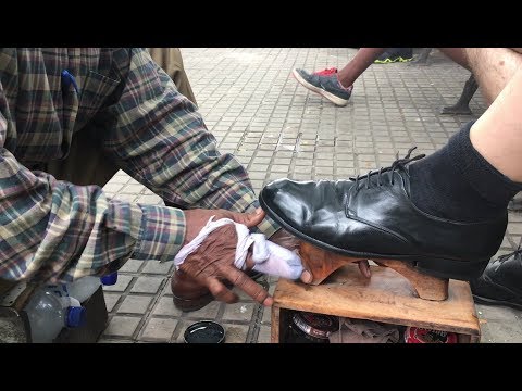 The best shoe shine of all South America