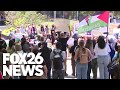 CSUF students hold peaceful pro-Palestinian demonstration on campus