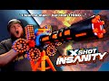 X-Shot Motorized Rage Fire MINIGUN is PURE INSANITY