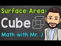 How to Find the Surface Area of a Cube | Math with Mr. J