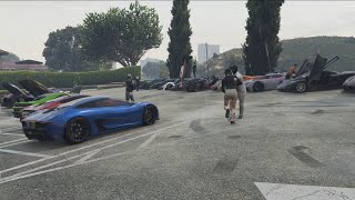 GTA 5 Livestream Super Car Meet/Drag Races, and More!