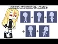 "Realistic Movement" in Gacha Over The Years: 😨😳