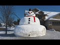 15 BIGGEST SNOWMEN and Snow Creations