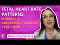 Fetal Heart Rate Patterns: Normal and Abnormal Findings, VEAL CHOP - Maternity Nursing | @LevelUpRN