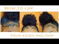 EDGES AND BUN TUTORIAL | How To Style Your Edges 3 Different Ways