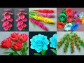 6 Easy Best Paper Flowers | Most Beautiful Paper Flower  | DIY Handmade Craft