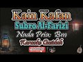 KAIN KAFAN Karaoke (Subro Al-Farizi Version) - Nada Pria (Bm) - Qasidah No Vokal