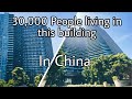 30,000 People live here in this Building in China ?