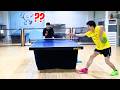 Super aggressive style of intense Chopper vs Monster YG [Table Tennis]