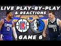 Los Angeles Clippers vs Dallas Mavericks | Live Play-By-Play & Reactions