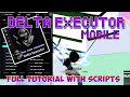 How to install 🥷DELTA EXECUTOR full mobile tutorial with bloxfruit scripts!