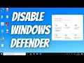 Best Way To Turn Off or Disable Windows Defender in Windows 10 (2021)