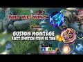 Gusion montage fast switch item to survive 🔥