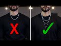 5 Chain Wearing Rules ALL Men Must Know