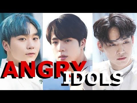  EKC Angry Annoyed and Frustrated Kpop Idols