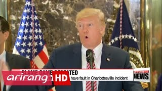 President Trump once again put the blame on "both sides" for Charlottesville violence