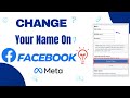How to Change Facebook Account Name 2024 | Change Your Name on Facebook @UltimateTeach