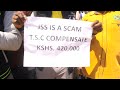 Drama as JSS teachers start protests, demands to be paid ksh420,000 monthly!