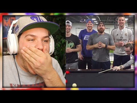 Pool Trick Shots 2 Dude Perfect Reaction