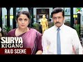 Surya Ki Gang - Raid Scene |  Suriya, Keerthy Suresh, Ramya Krishnan | Hindi Dubbed Movie