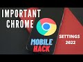 Important Chrome Browser Settings 2022 Tamil