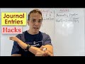 Journal Entries Hacks 🧐. Two Methods to NEVER forget Debits and Credits