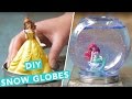 DIY Disney Princess Snow Globes | DIY Snow Globes | Disney DIY Crafts | Craft Factory