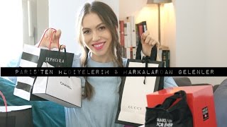 Paris Alışverişim, Size Hediyelerim & Markalardan Gelenler