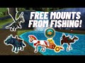 Wizard101| FREE Mounts From Fishing!