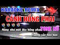 Cánh Hồng Phai EDM Remix Karaoke | Tone Nữ