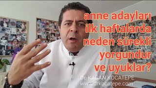 Anne adayları ilk haftalarda neden sürekli yorgundur ve uyuklar?